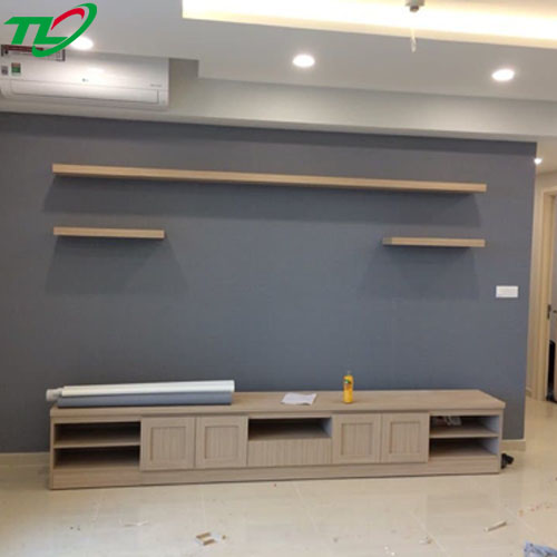 Chọn giấy dán tường 3D phòng khách nhỏ